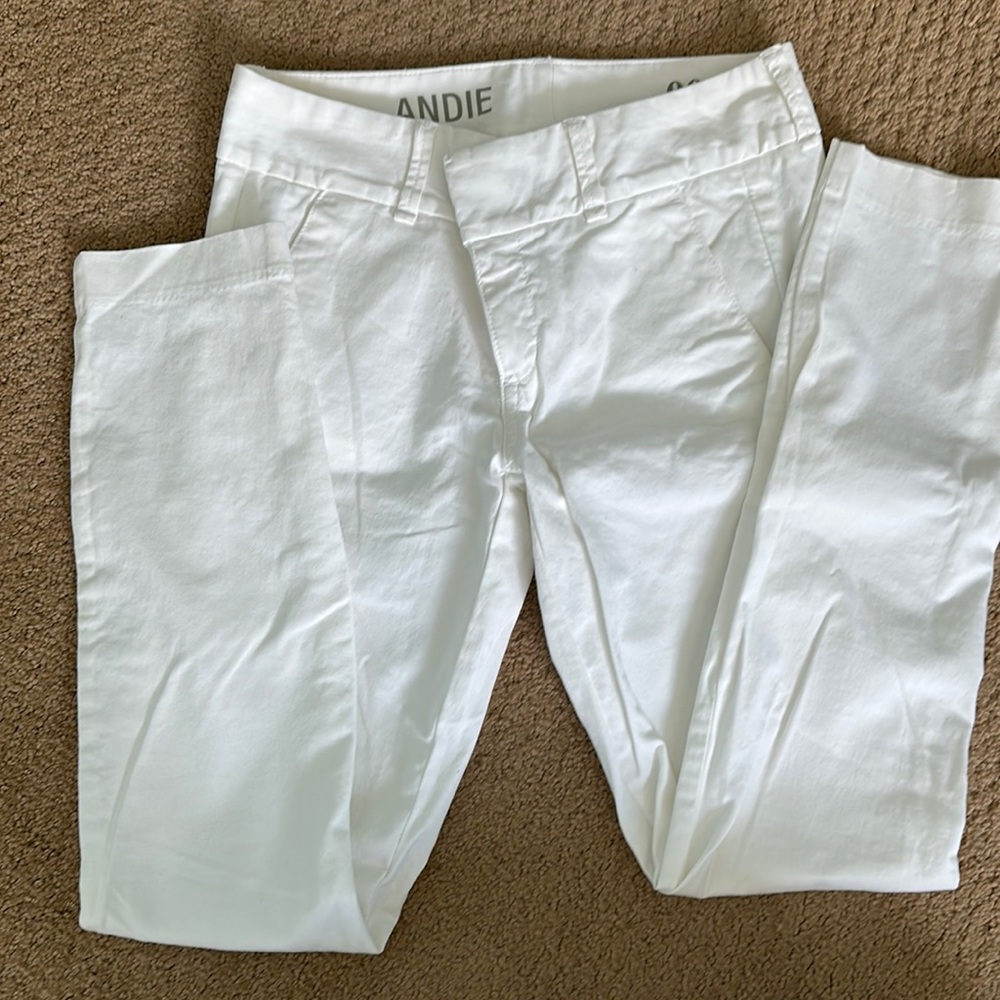 White J Crew ANDIE pants